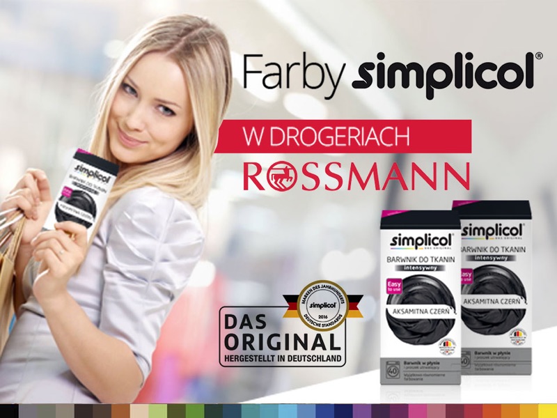 Farby Simplicol w drogeriach Rossmann!